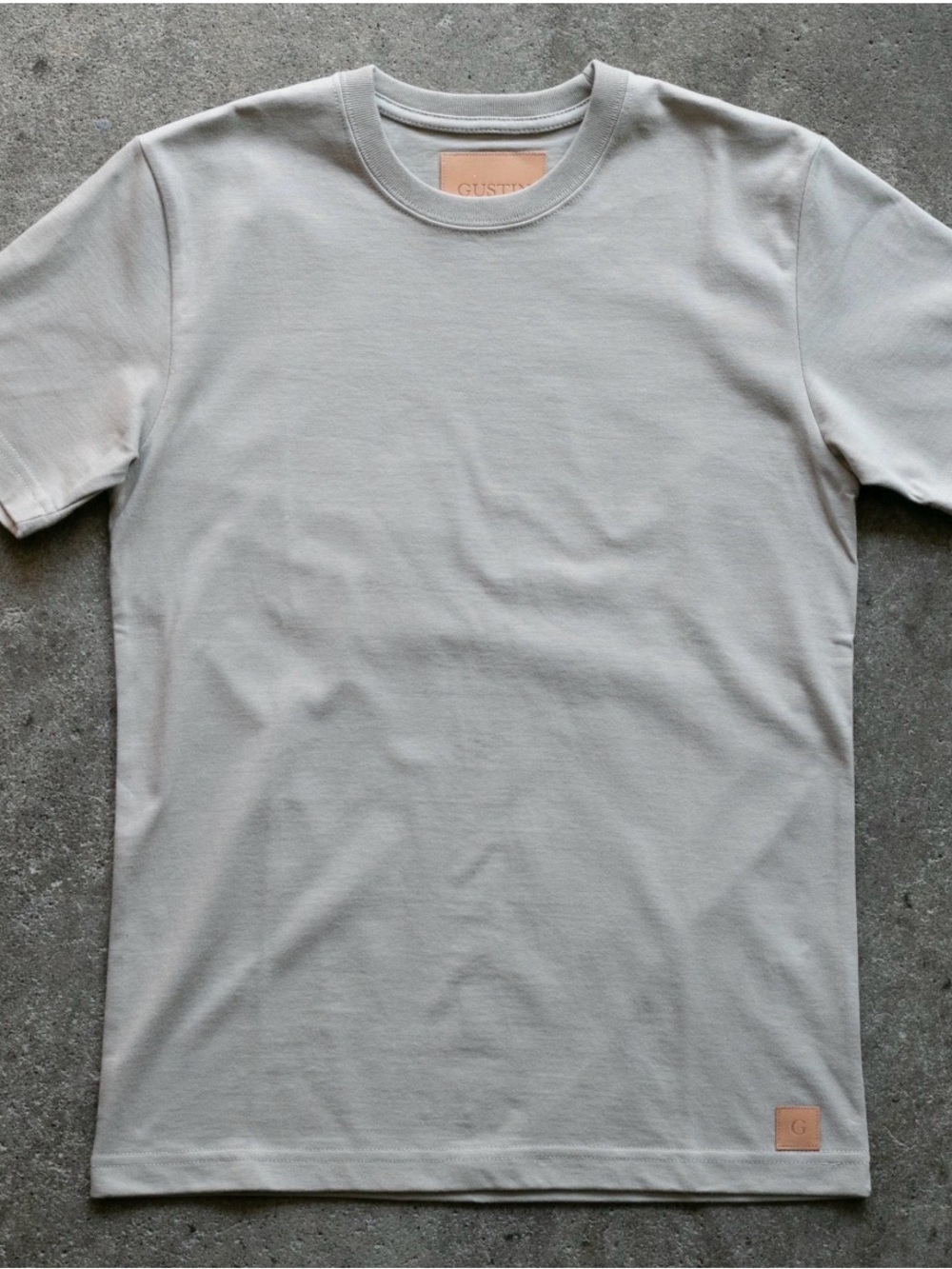 Gustin Short Sleeve Crew Tee in Pale Green